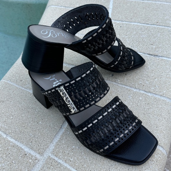 BRIGHTON Tonia Block Heels Sandals NWT Sz 7 - Picture 15 of 15